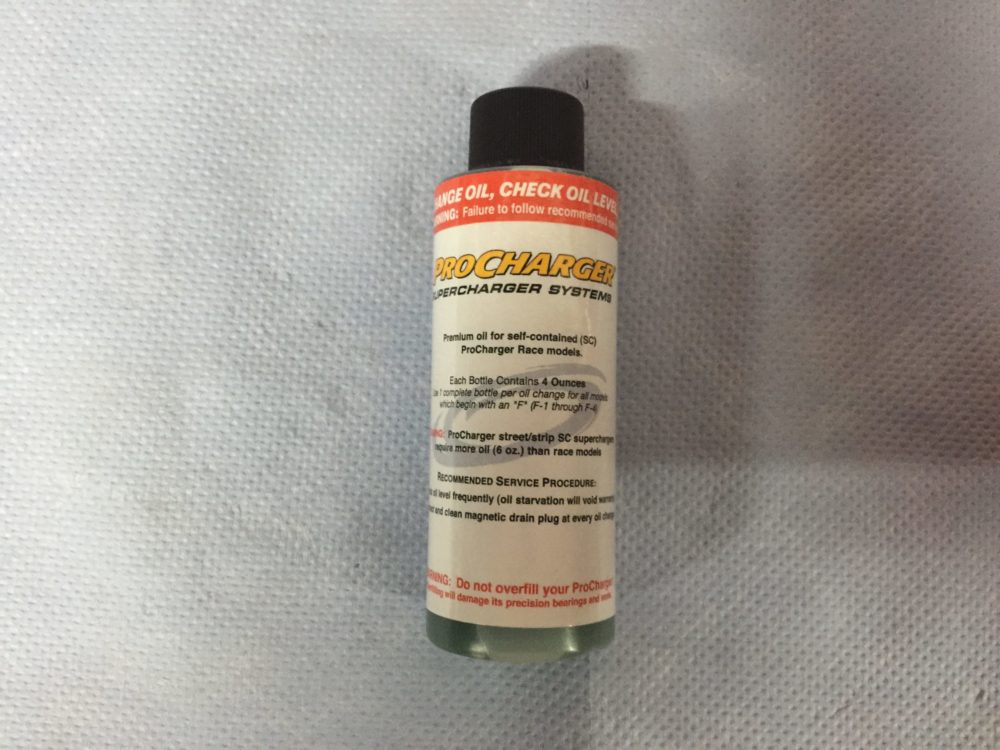 1 Flasche ProCharger Öl 4 OZ